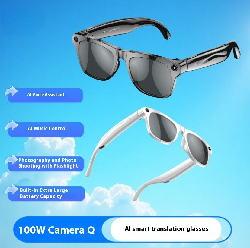 POVTrysIt Approved: VisionLens™ AI Smart Glasses – HD Camera, Bluetooth, Real-Time Translation & Recognition